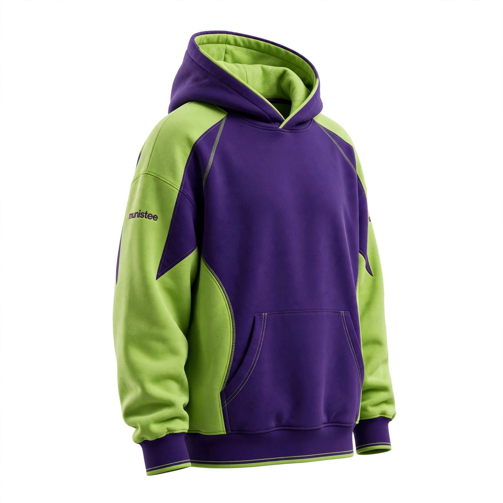 Munistee Signature Neon Street Hoodie (1)