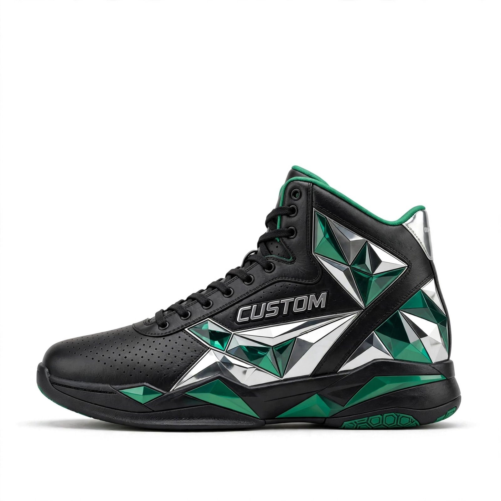 Munistee Emerald Velocity Court Sneakers (1)
